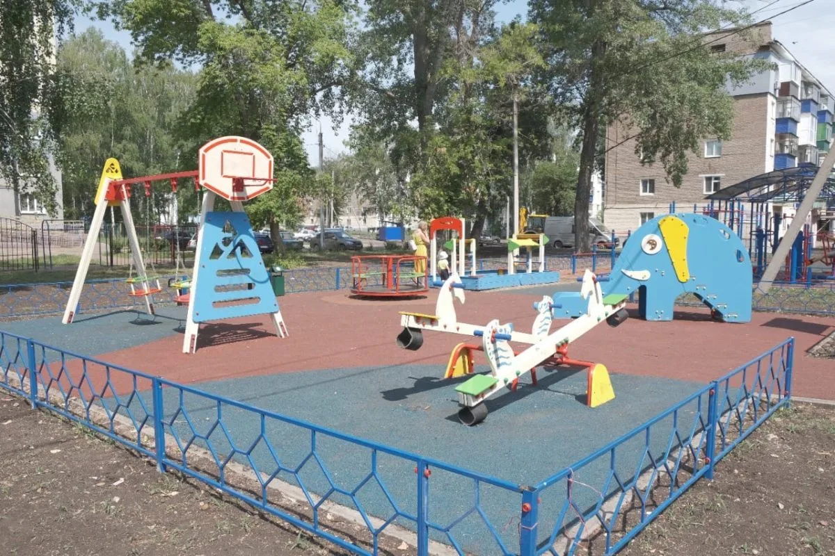 В Стерлитамаке восстановят детские и спортплощадки «Башкирских двориков»