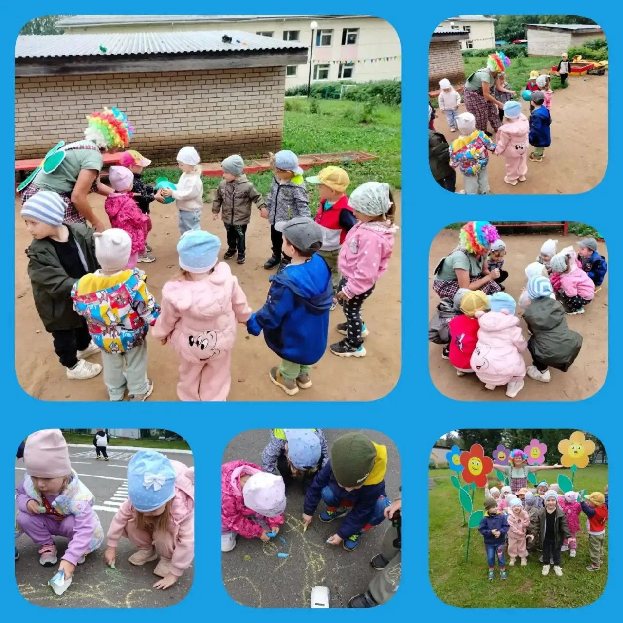 💫Сегодня на прогулку
группы Рябинка прилетел неожиданный и невероятно обаятельный гость-Карлсон.
Он