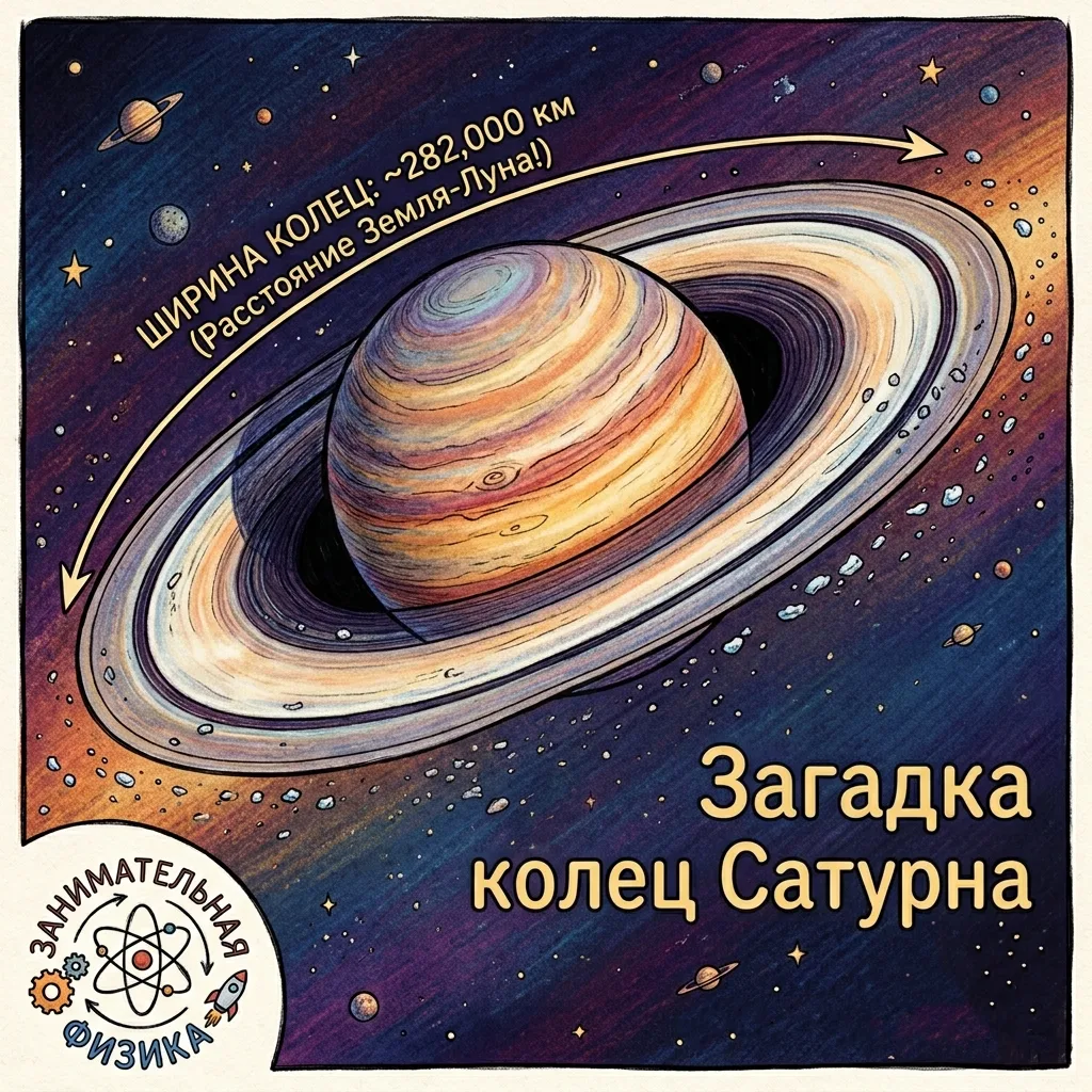 🪐 ЗАГАДКА КОЛЕЦ САТУРНА

Завершаем вечер завораживающей космической загадкой! 🌌

Кольца Сатурна — 