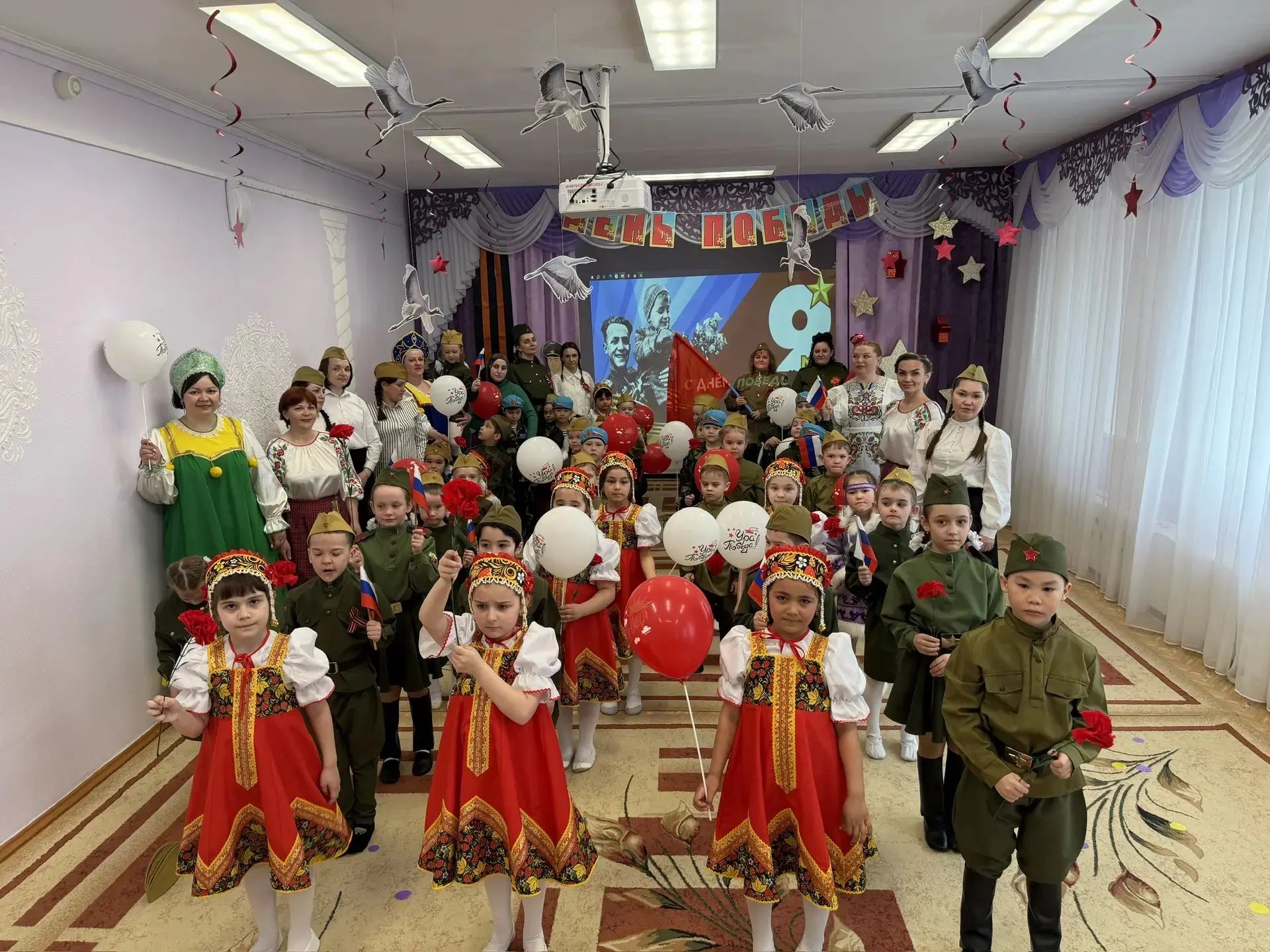 💫В нашем детском саду "Журавушка" тепло и трепетно прошёл фестиваль "Песни нашей Побед...