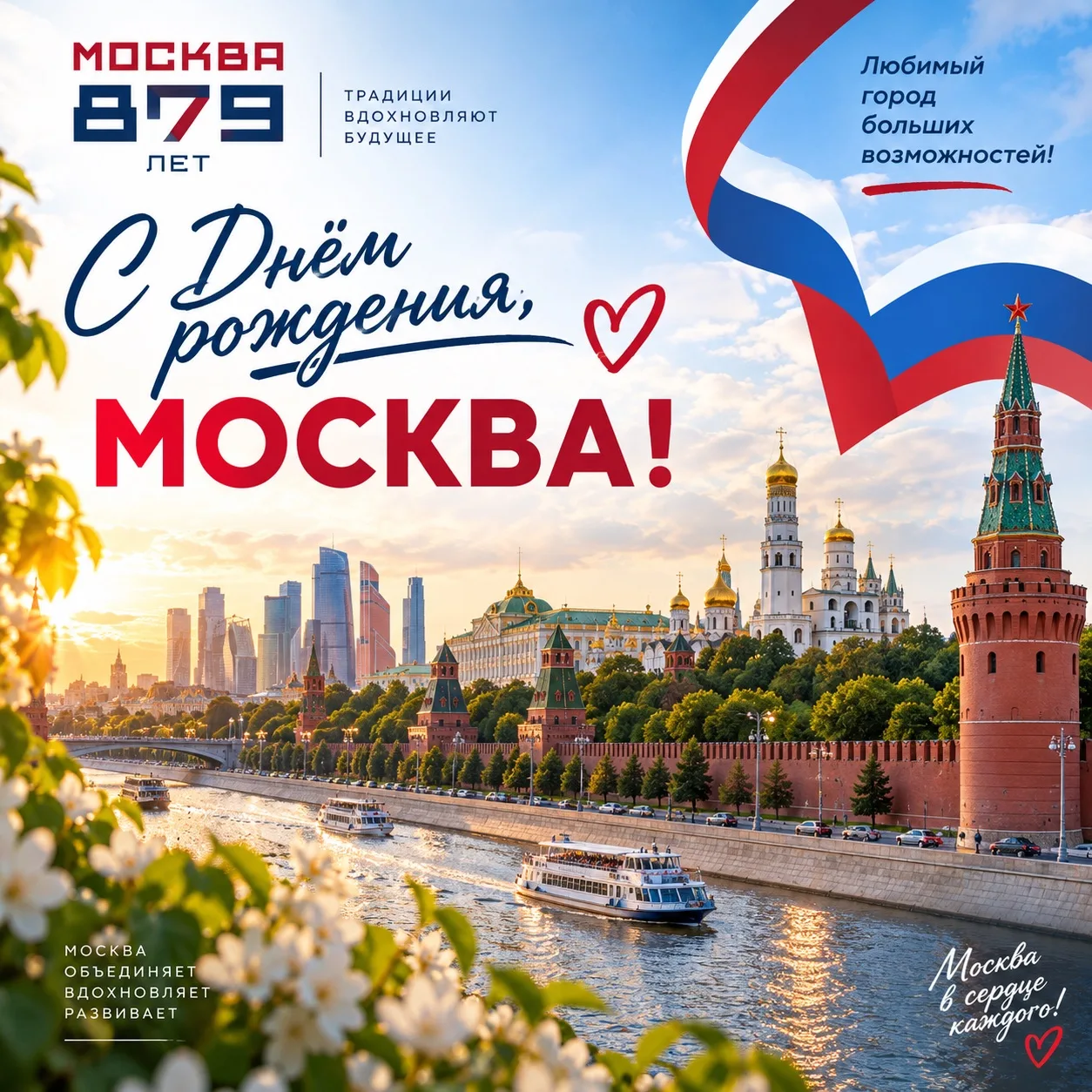 ❤️ Дорогие жители Москвы!
