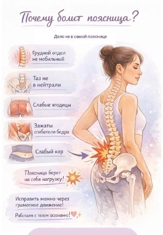 Боль в пояснице: виновата не всегда спина