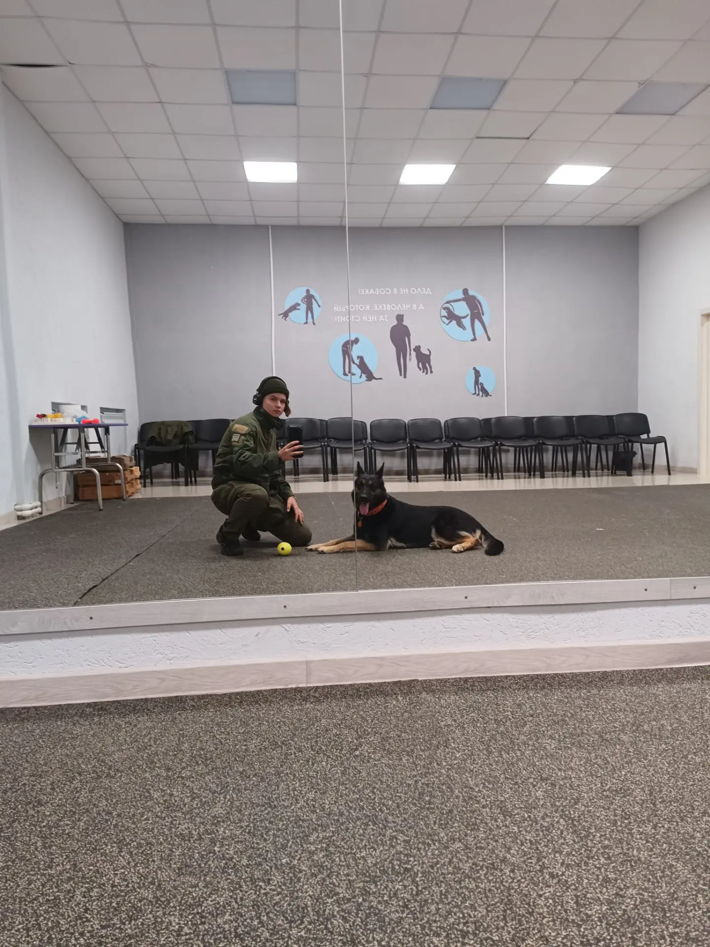 С Зёмой ждали школьников для представления профессии кинолога