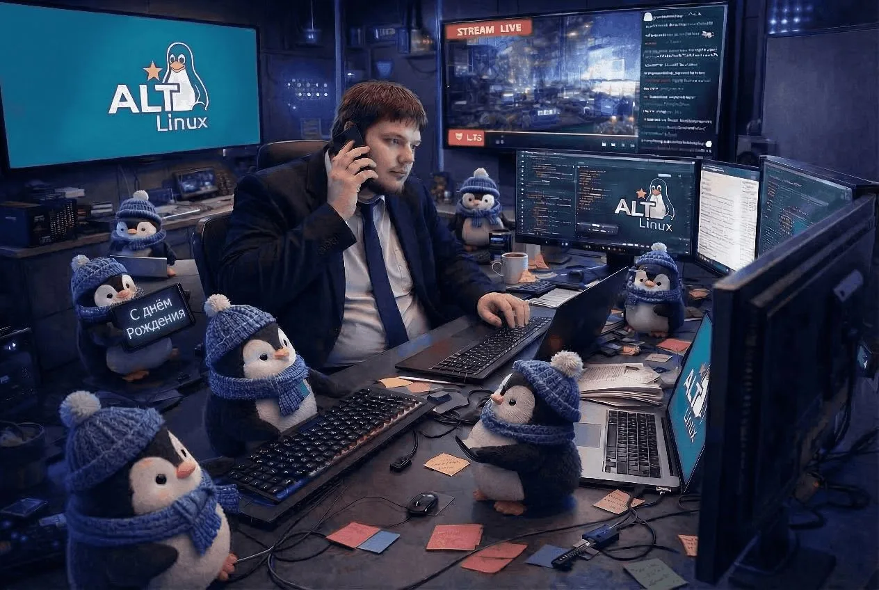 Сегодня мы празднуем День рождения самого большого и доброго члена ALT Gnome