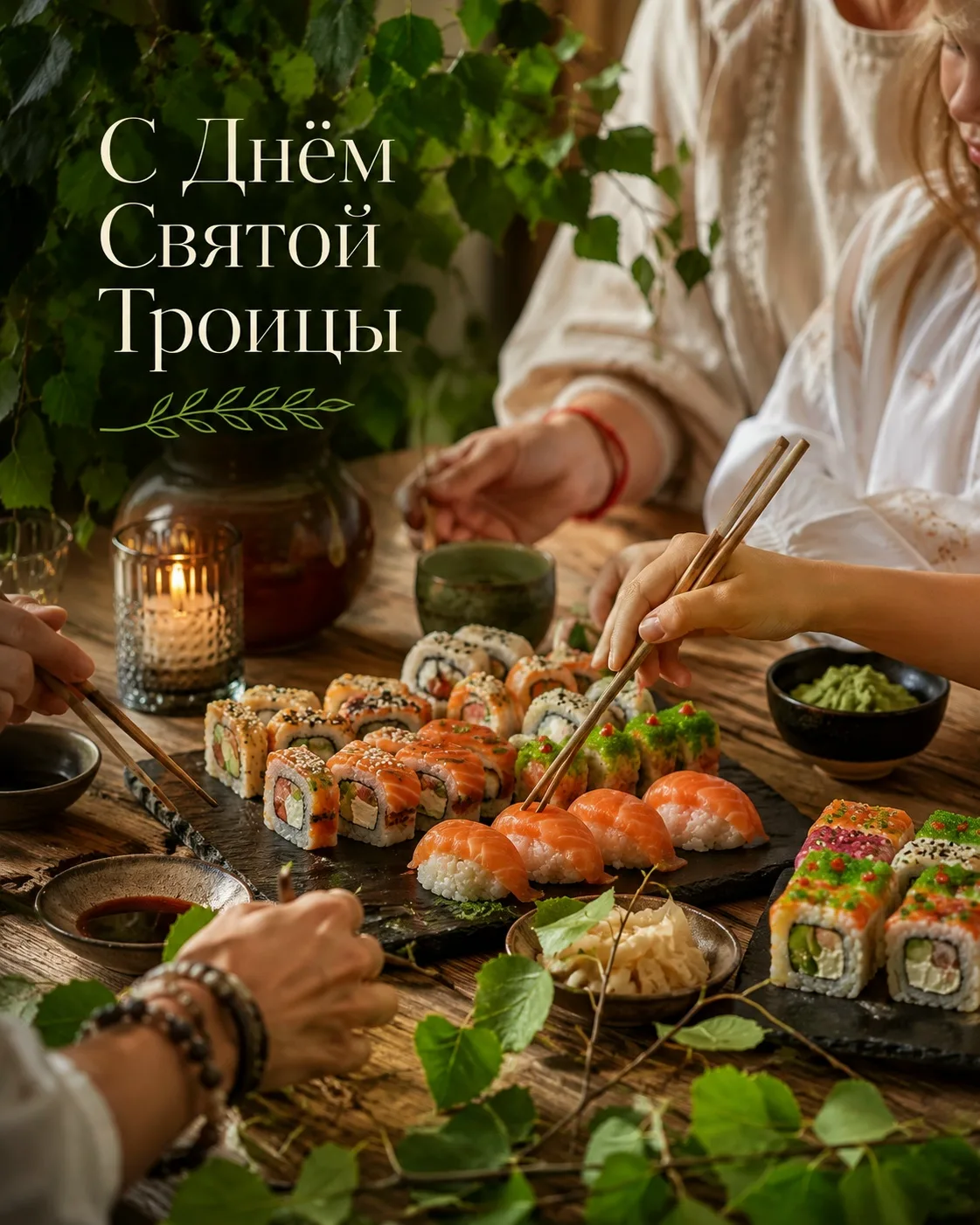 🌿 С Днём Святой Троицы!