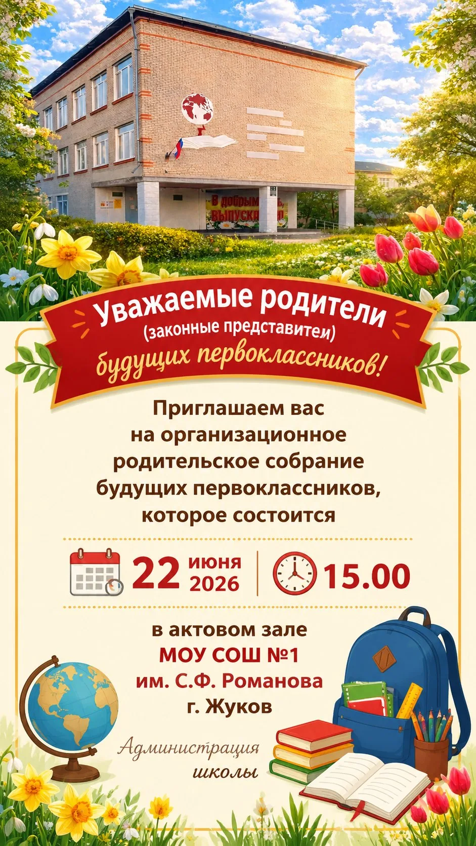 💡Собрание для родителей будущих первоклассников💡