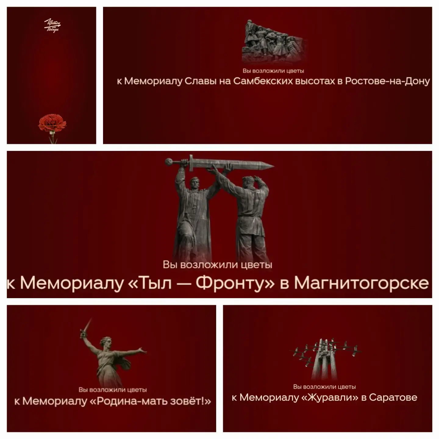 ЦВЕТЫ ПОБЕДЫ. ЧТИМ ПАМЯТЬ ГЕРОЕВ ВЕЛИКОЙ ОТЕЧЕСТВЕННОЙ ВОЙНЫ.🎗