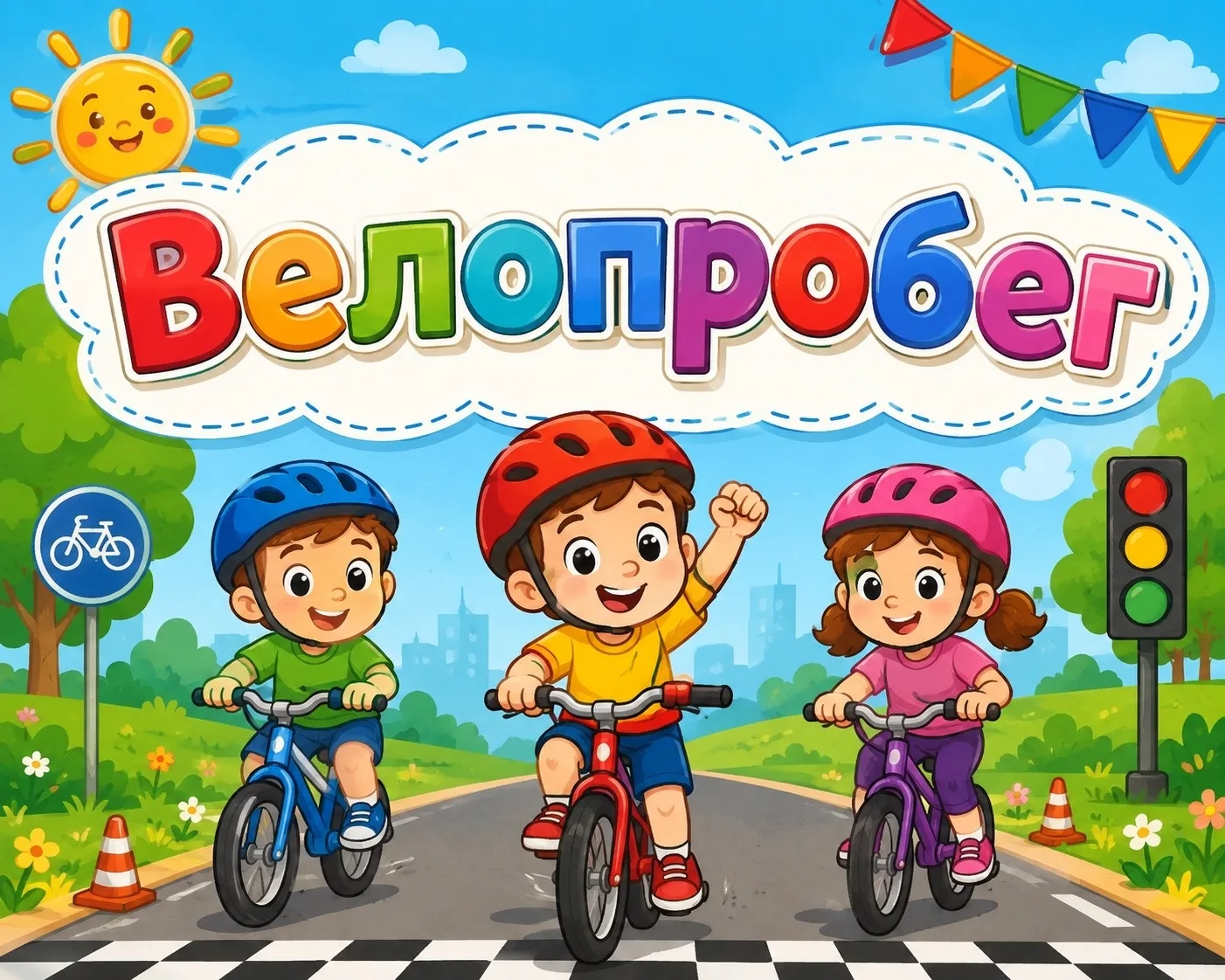 🚴‍♀️🏆 ВЕЛОПРОБЕГ — СПОРТ, ВЕСЕЛЬЕ И ПРАВИЛА ДОРОЖНОГО ДВИЖЕНИЯ! 🚦