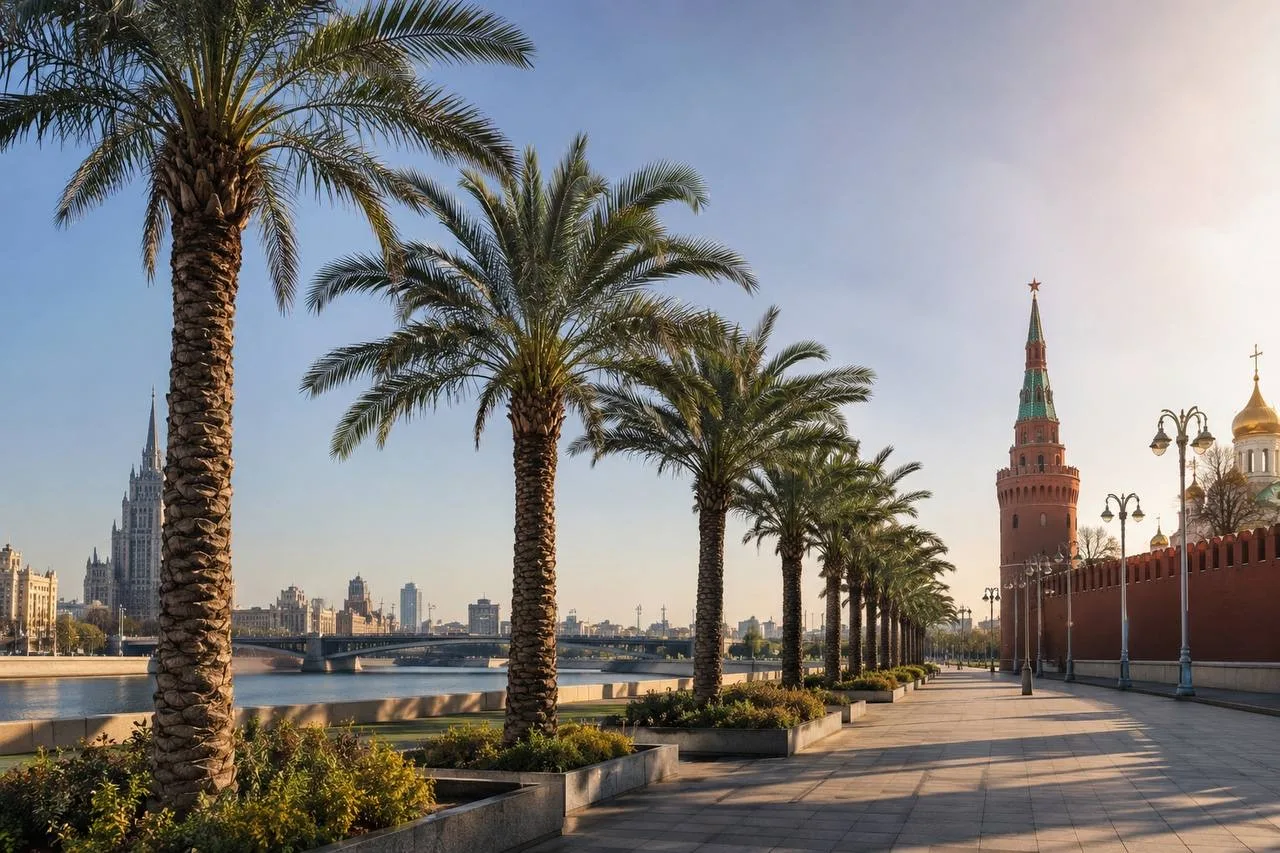 🌡️ В Москве вместо берез будут расти пальмы