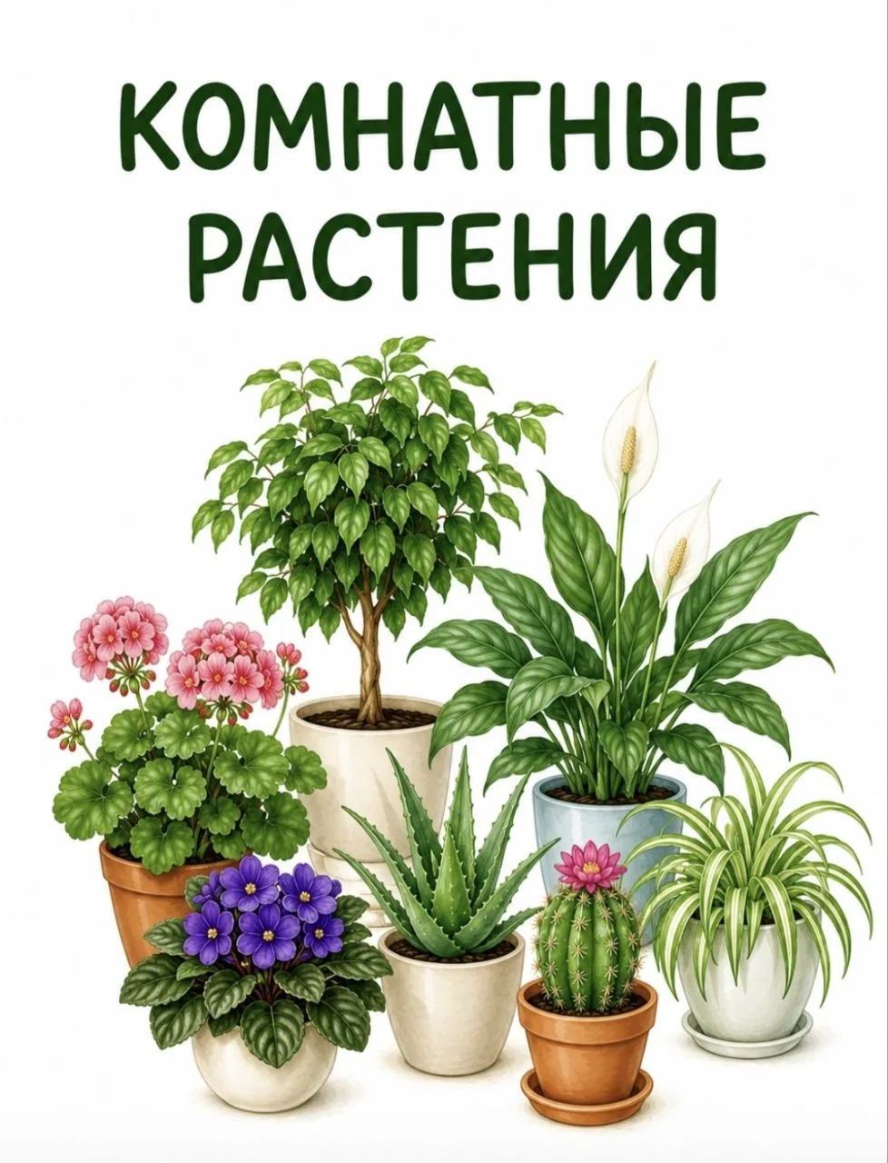 Полезные комнатные растения — не только украшают интерьер, но и улучшают микроклимат в ...