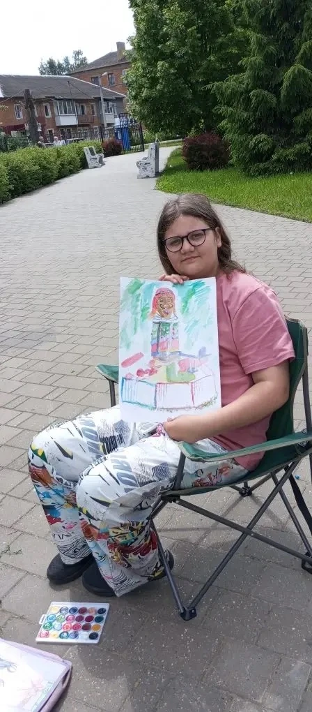 Пленэр художественного отделения!☀️