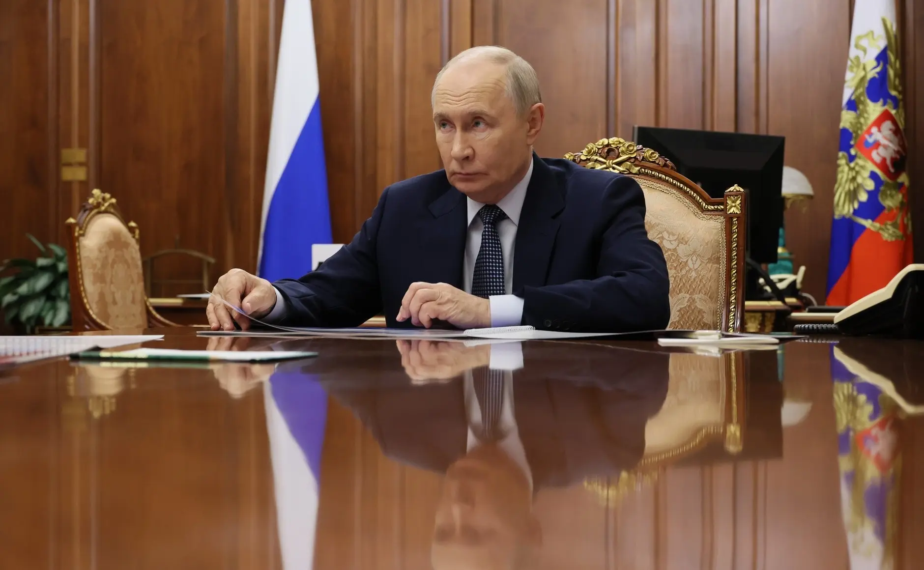 Владимир Путин встретился с врио главы Дагестана Федором Щукиным