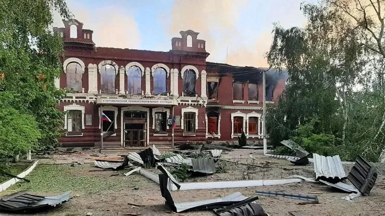 ВСУ нанесли варварский удар по колледжу и общежитию в Старобельске Луганской Народной Р...