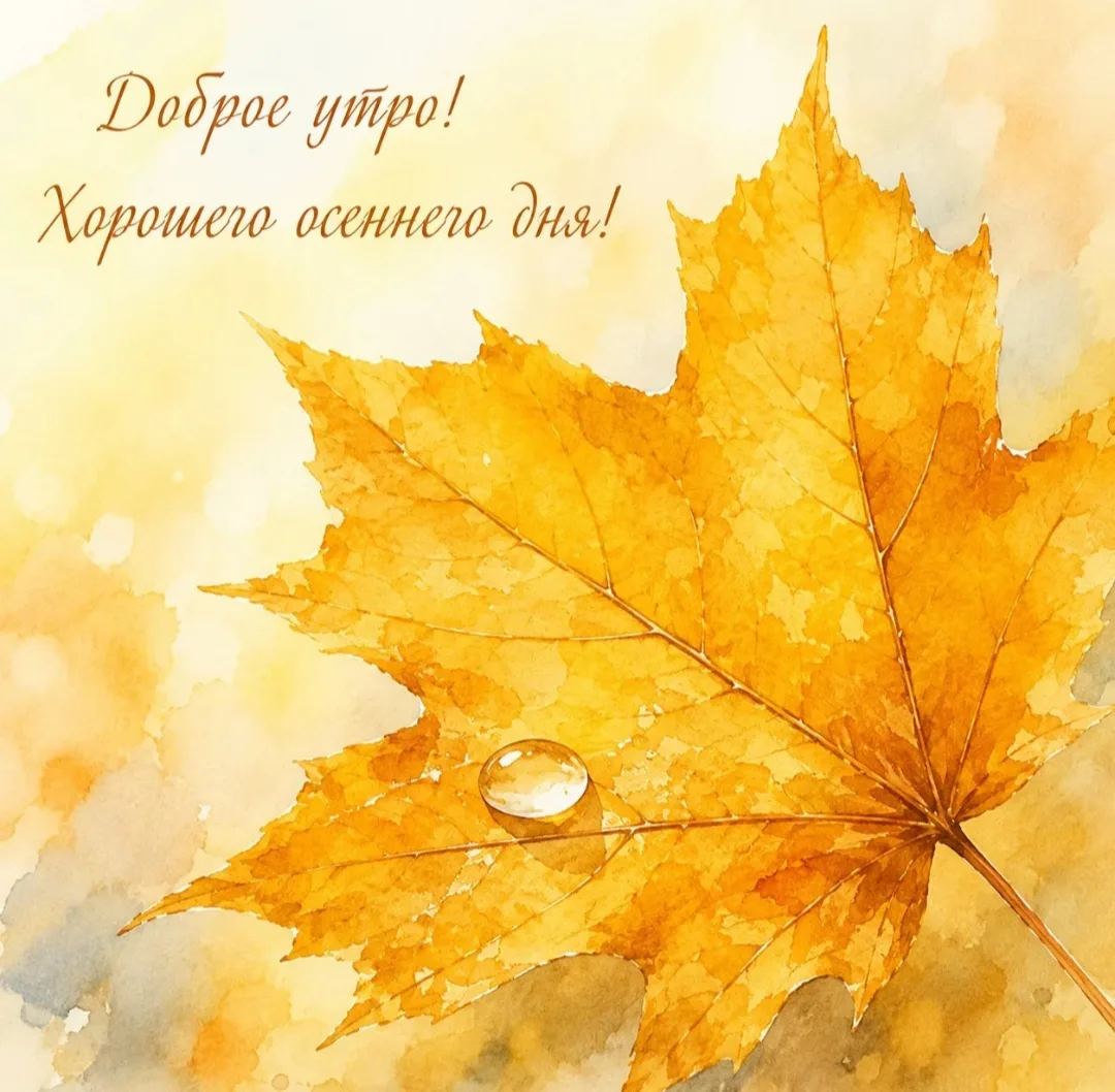 Доброе утро!🍁