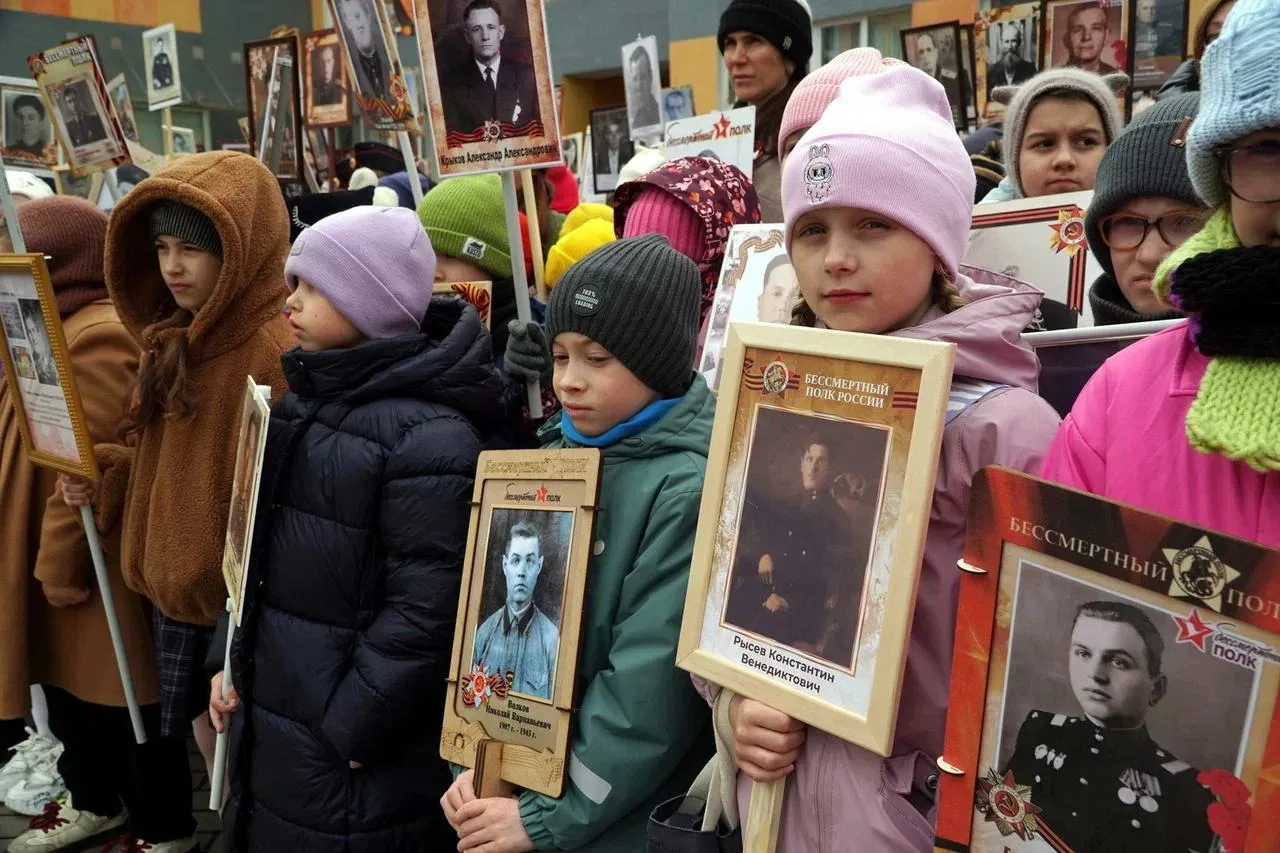 В преддверии великого праздника – Дня Победы, учащиеся и учителя школы собрались на Всероссийской ак
