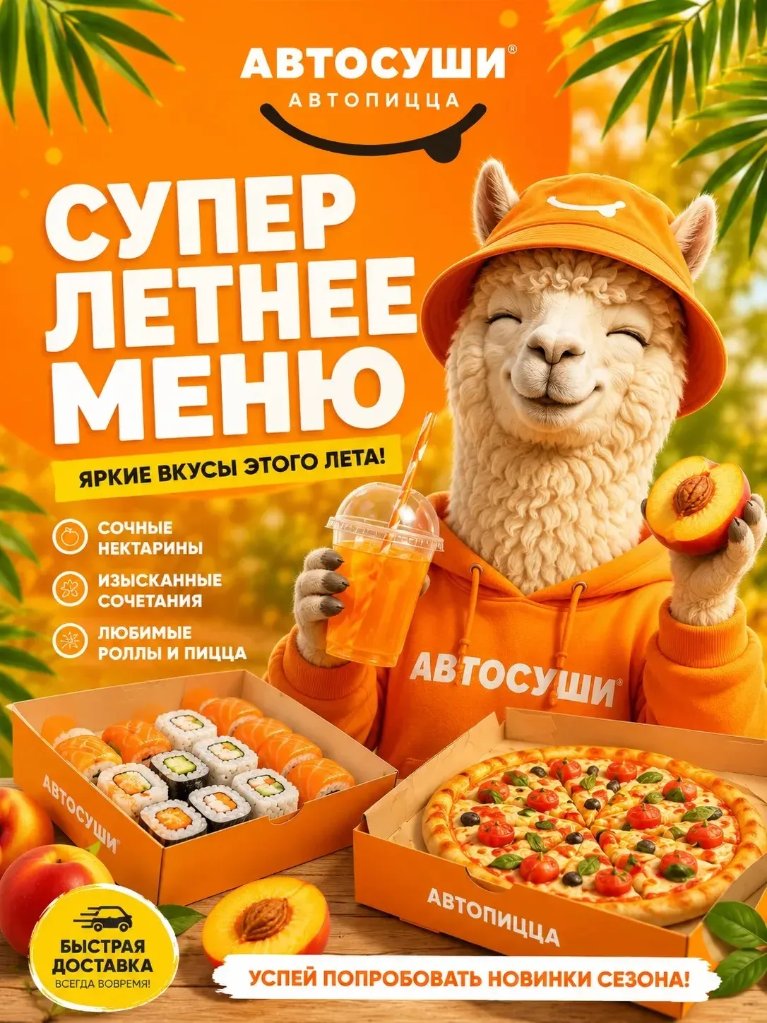 Мои хорошие, пришло время выбирать лучшую афишу нашего летнего меню! ☀️🍑