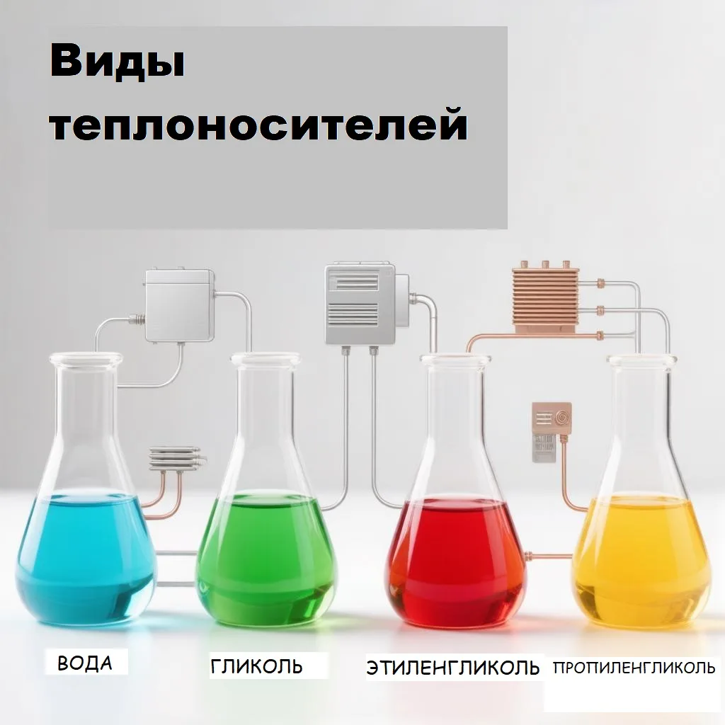 Какие бывают теплоносители для систем отопления.

Виды теплоносителей для систем отопления — с плюса