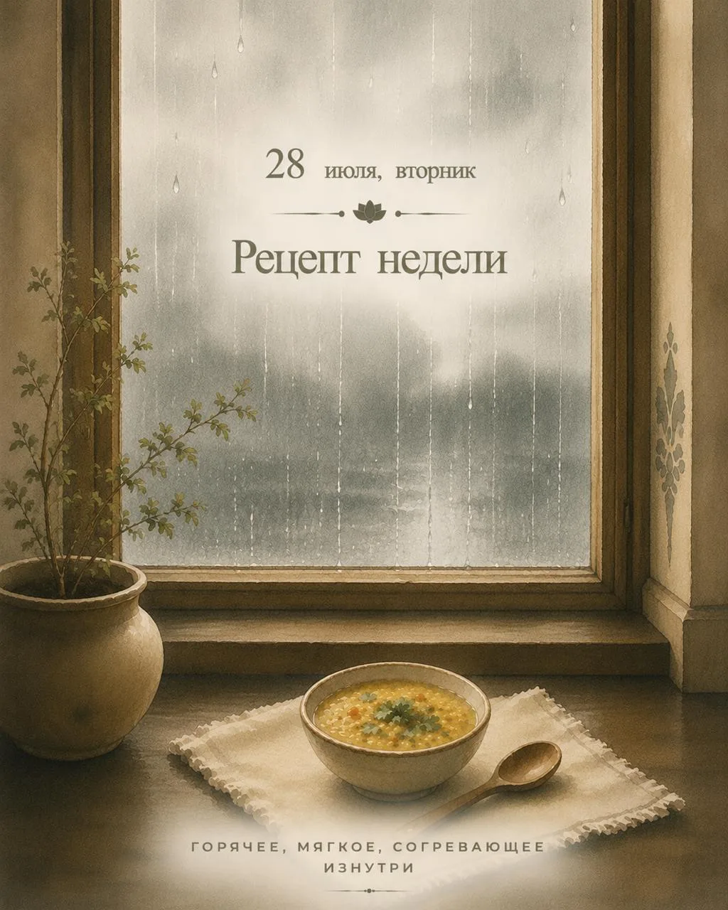 28 июля, вторник. В народном календаре - Кирики-мокродырики: конец июля на Руси считали дождливым вр