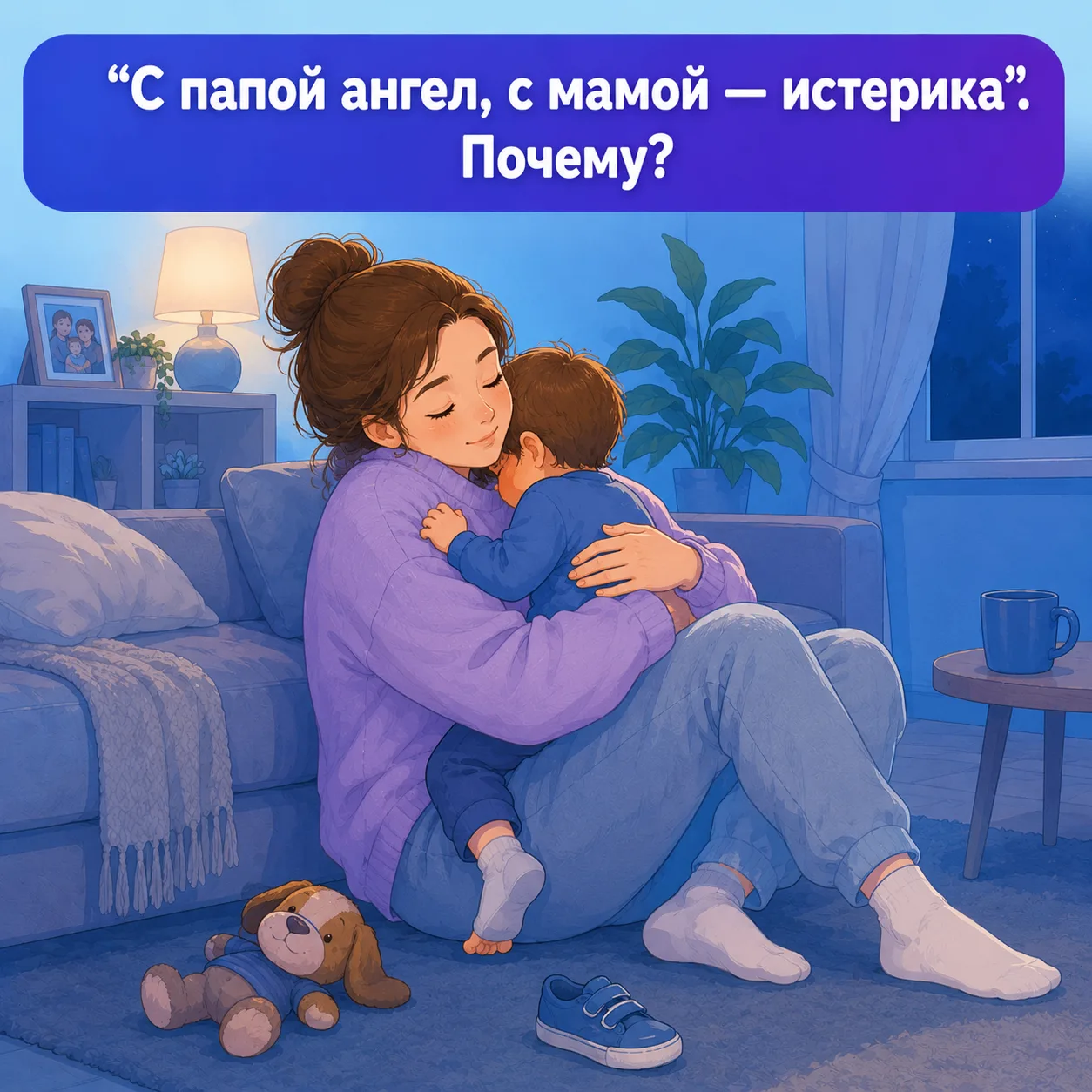Недавно в своём психологическом канале опубликовала этот пост — и одна мама написала: «Я думала, вы 