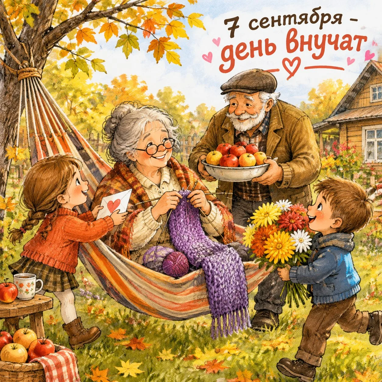 🥰7 сентября — День внучат!