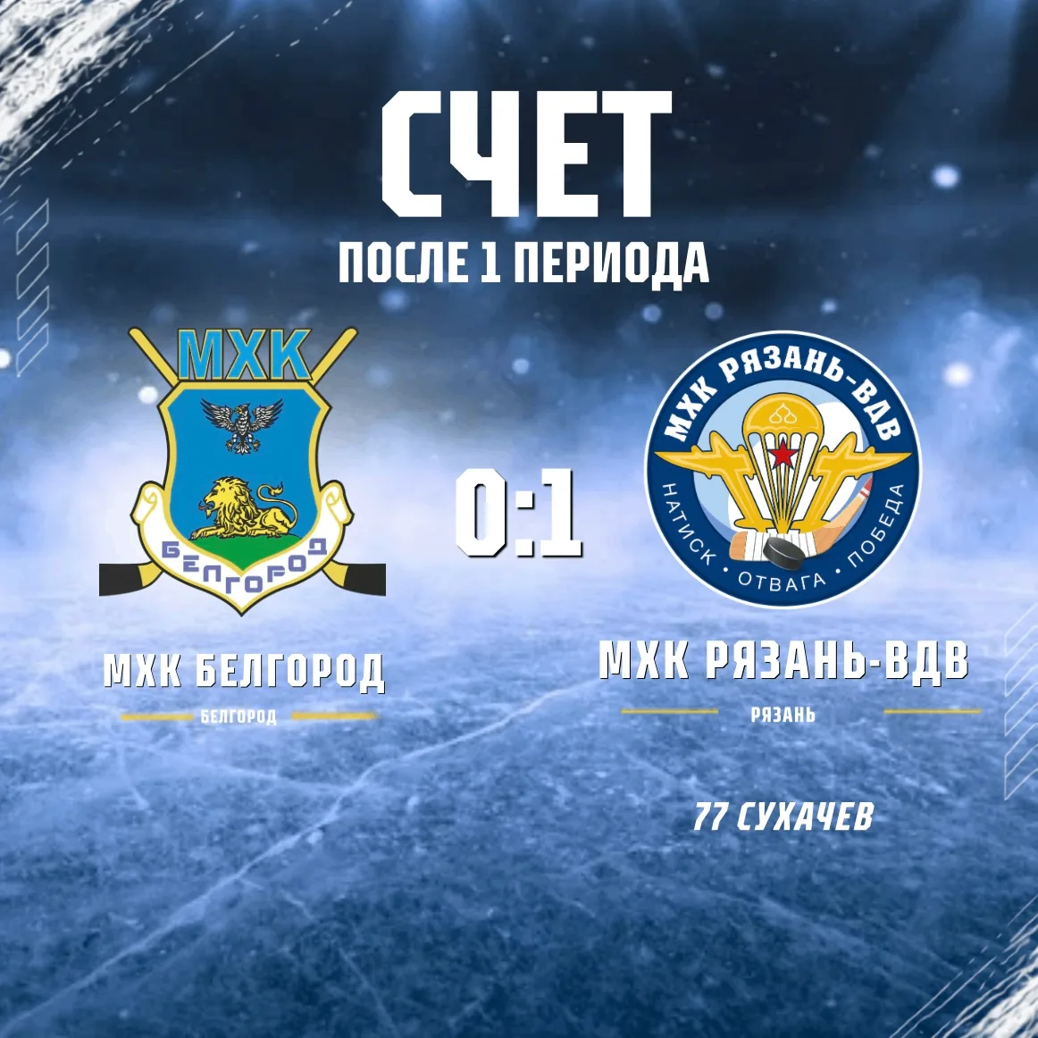#РХЛ После первого — 0:1, играем дальше!