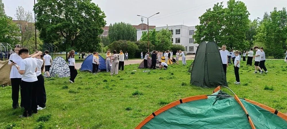🇷🇺❤️☀️ Сегодня команды 5-7 классов приняли участие в туристической эстафете Турград.   ☝️2.5 часа на