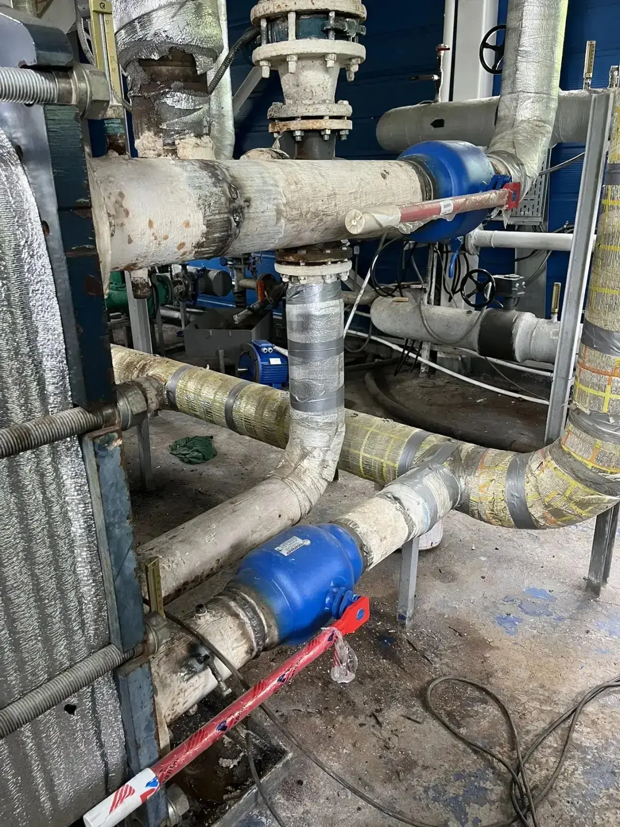 с. Осиновая речка, продолжаются работы по подготовке газовой котельной к отопительному сезону 2026-2