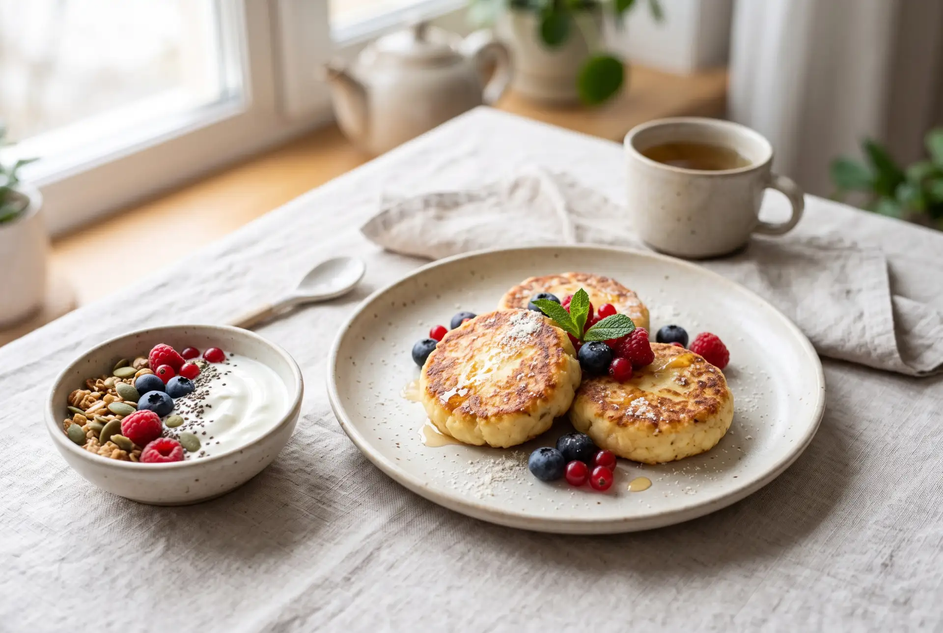 ПП сырники в духовке 🥣