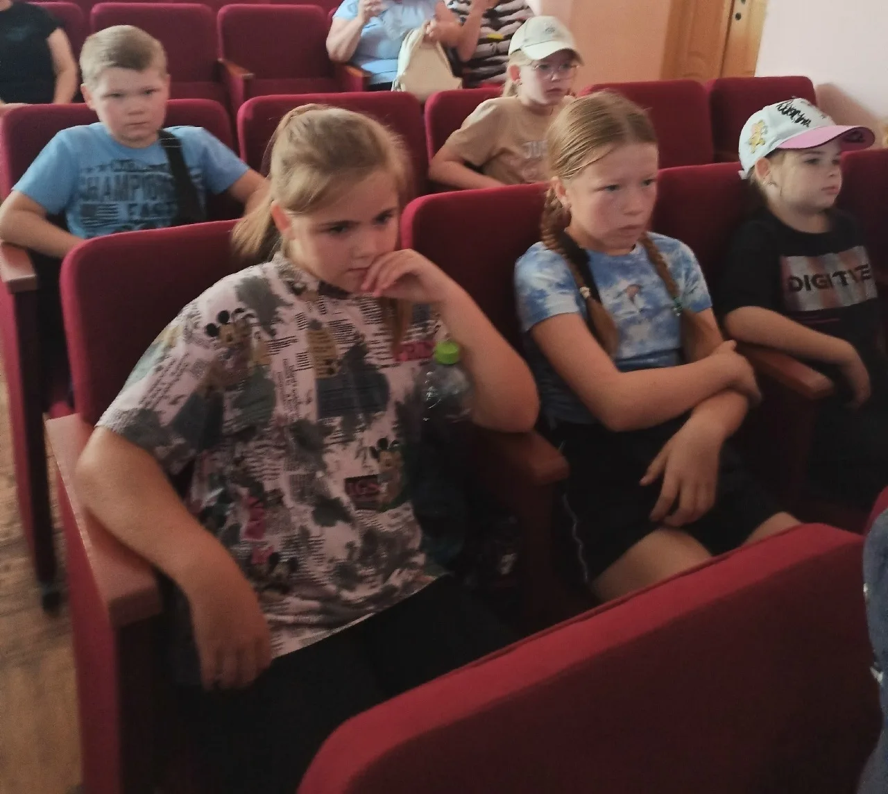 Во вторник ребята нашего отряда посетили кинопоказ мультфильма «Кощей» в музыкальной шк...