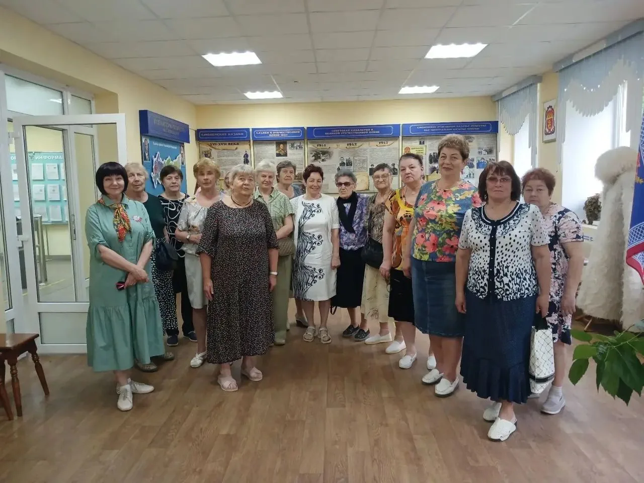 Вяземский КЦСОН
Клуб «Активное долголетие. Вязьма»
Посещение музея казачьей славы
 
Члены клуба «Акт