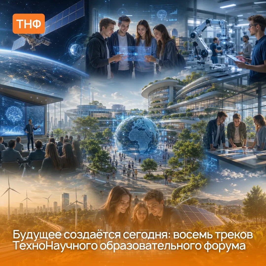 Программа Технонаучного образовательного форума уже сформирована. В ней восемь крупных тематических 
