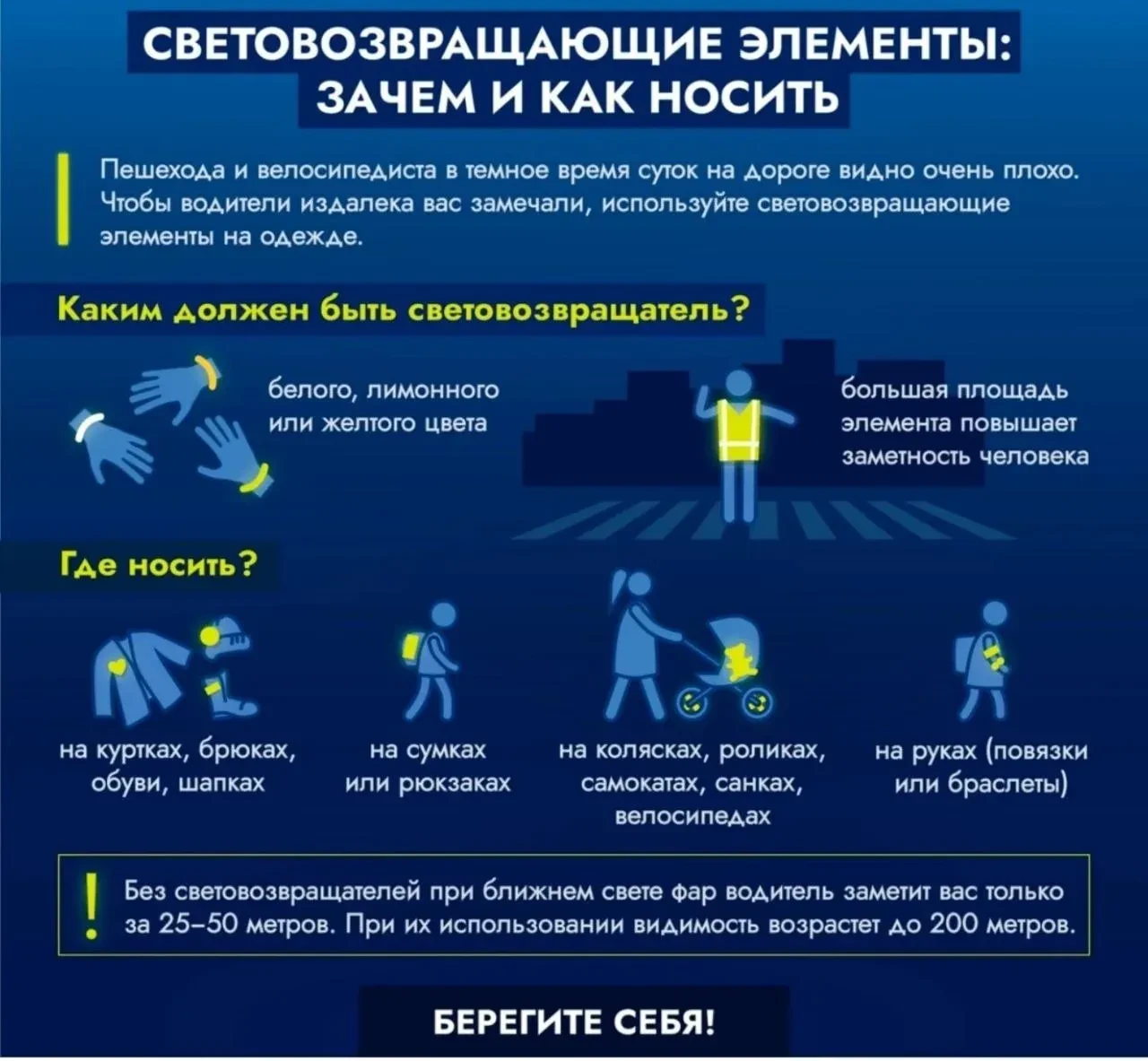 🏮 СВЕТИСЬ! Это не просто мода, это правило выживания зимой. С каждым днём темнеет всё раньше. В суме
