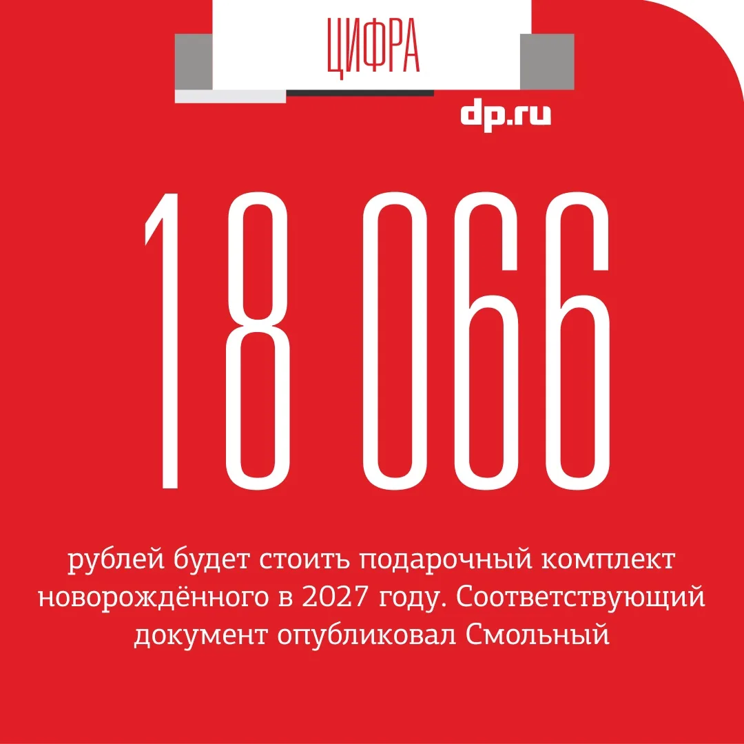 Власти Петербурга утвердили стоимость подарочных комплектов детских принадлежностей на новорождённог
