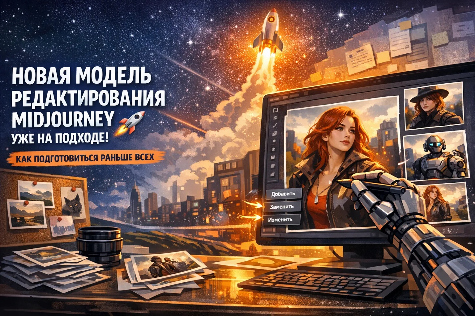Новая модель редактирования Midjourney уже на подходе 🚀 — вот как подготовиться раньше...