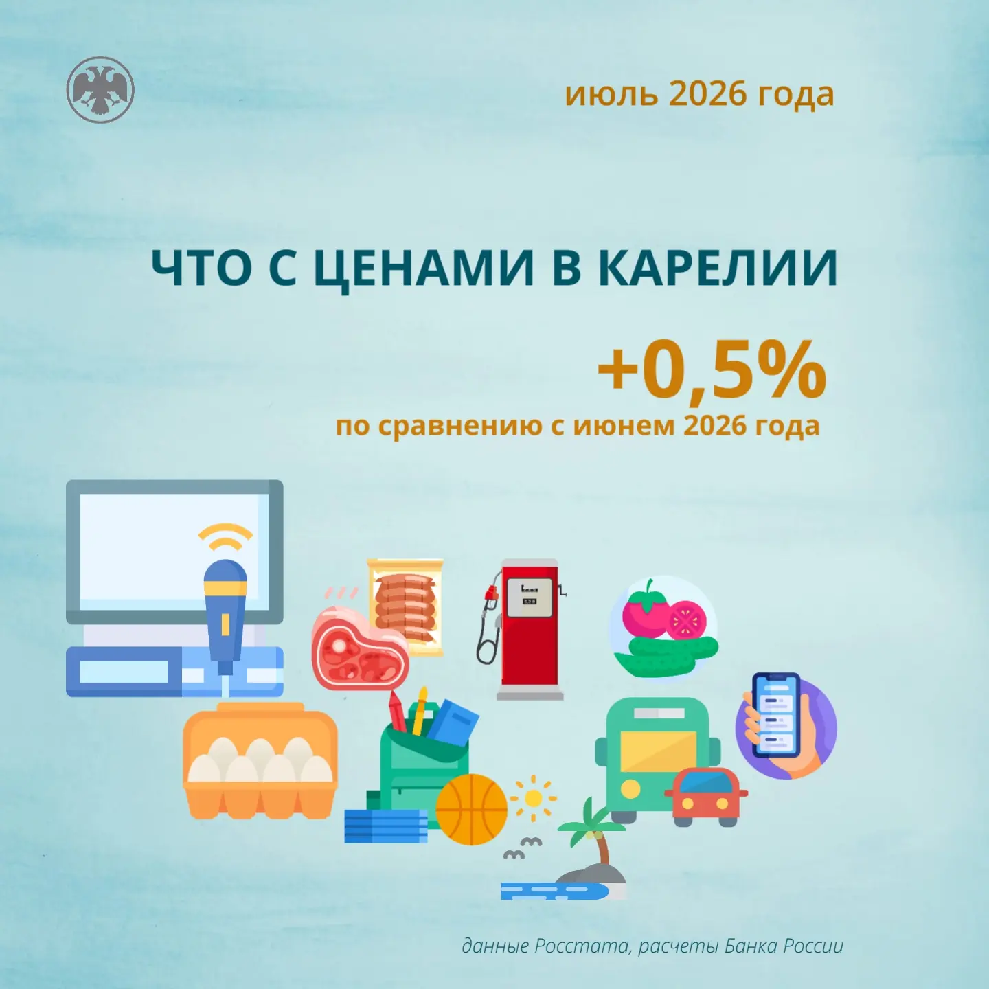 В Карелии овощи подешевели, а смартфоны подорожали 📊
