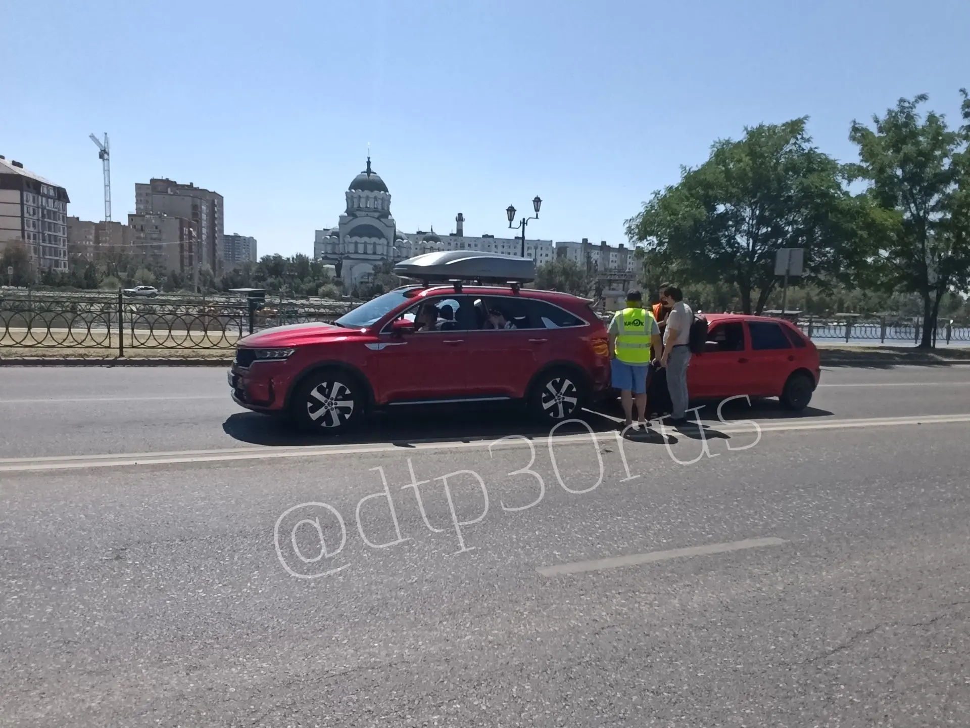 ДТП на набережной Приволжского затона