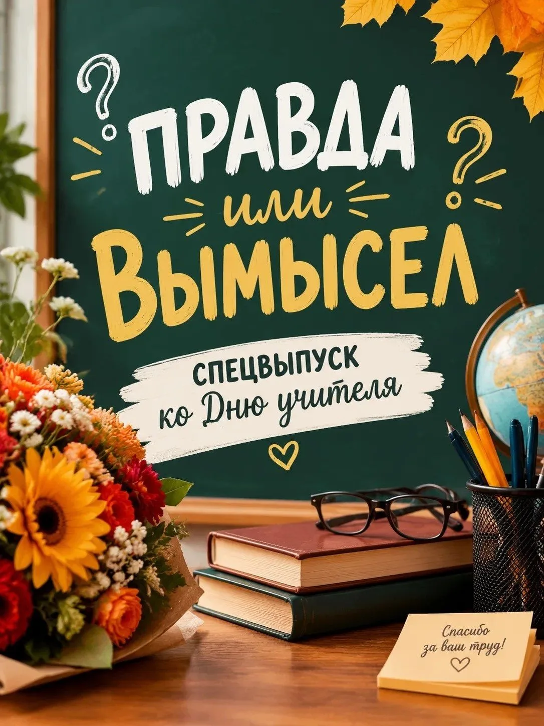 Правда или вымысел? Особый выпуск ко Дню учителя!