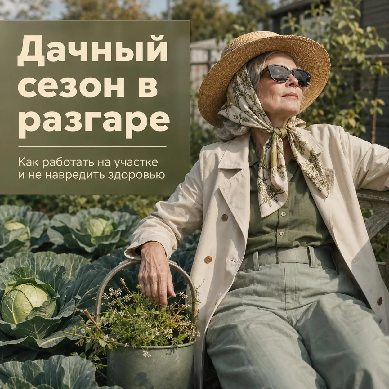 🌱Как не оставить здоровье на грядках

Дачный сезон уже давно набрал обороты — грядки требуют вниман