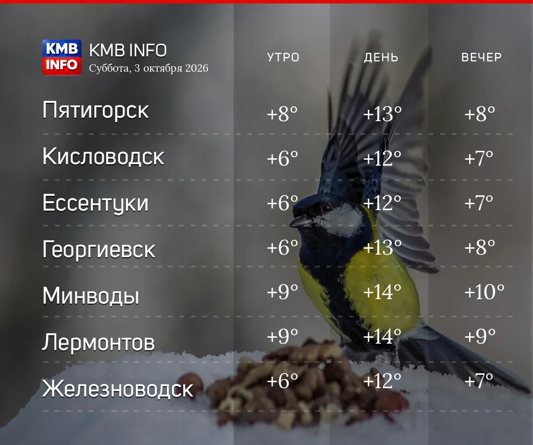 ☀️ Доброе утро, КавМинВоды!