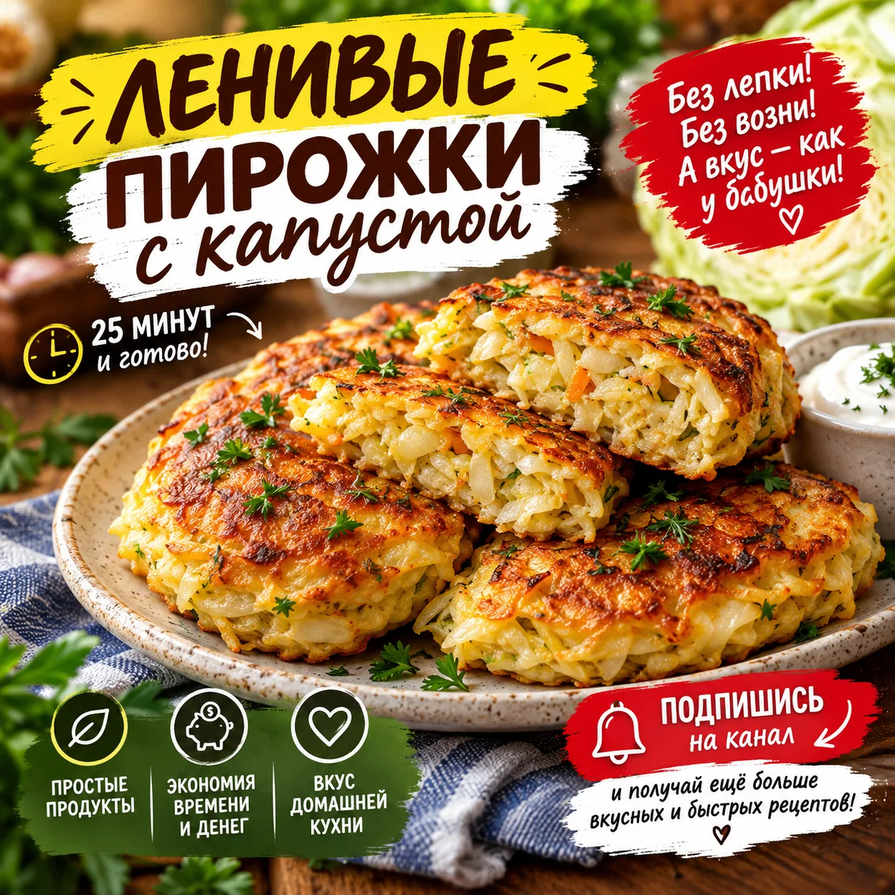 🔥 ПИРОЖКИ, КОТОРЫЕ НЕ НУЖНО ЛЕПИТЬ!