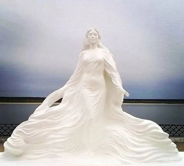 💙Памятник реке Лене — крупнейшей реке Сибири. Якутия.