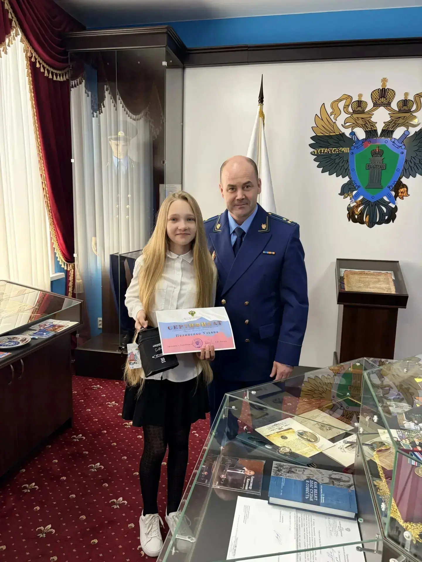 В рамках конкурса, направленного на противодействие  коррупции,  Пелипенко Ульяна, ученица 5Б класса