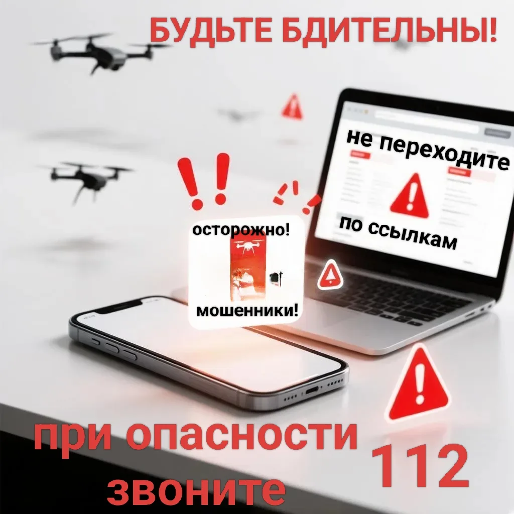⚡❗КИБЕРЛИКБЕЗ: МОШЕННИКИ ИСПОЛЬЗУЮТ ТЕМУ АТАК БПЛА ДЛЯ ВЗЛОМА АККАУНТОВ
