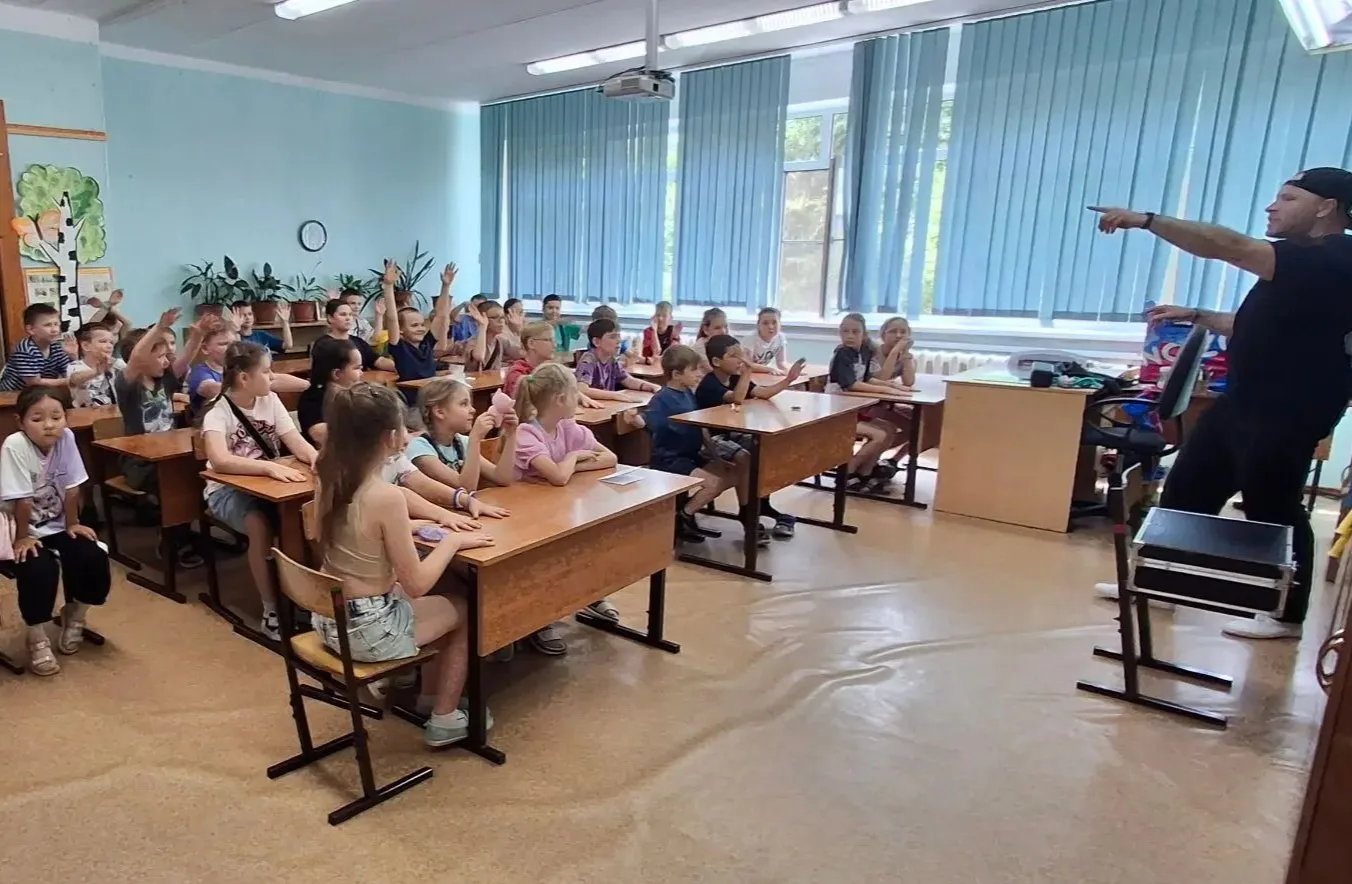 Фокусы в пришкольном лагере 🤩