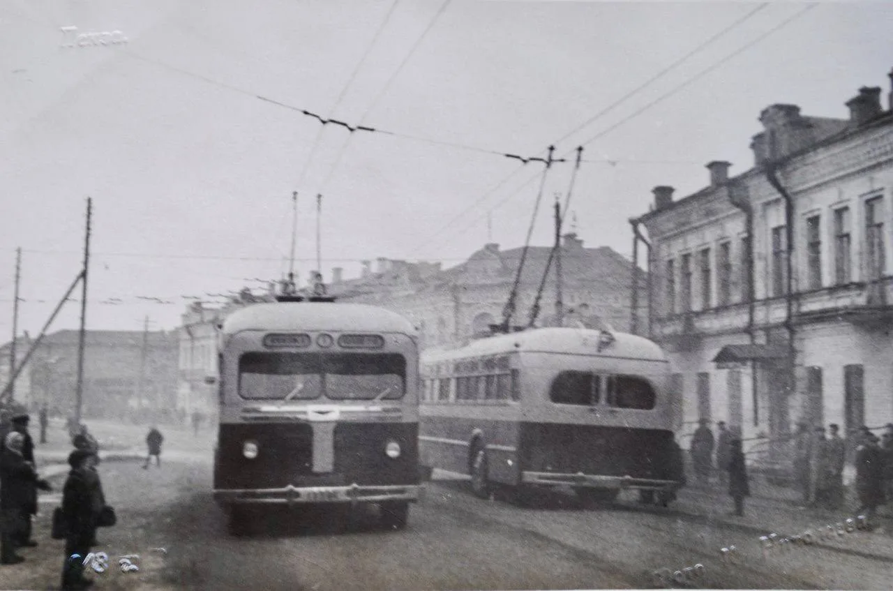 Пенза, улица Московская на пересечении с улицей Суворова. 1948 г