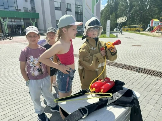 В посёлке Московский прошёл праздник безопасности, посвящённый 134-летию Всероссийского...