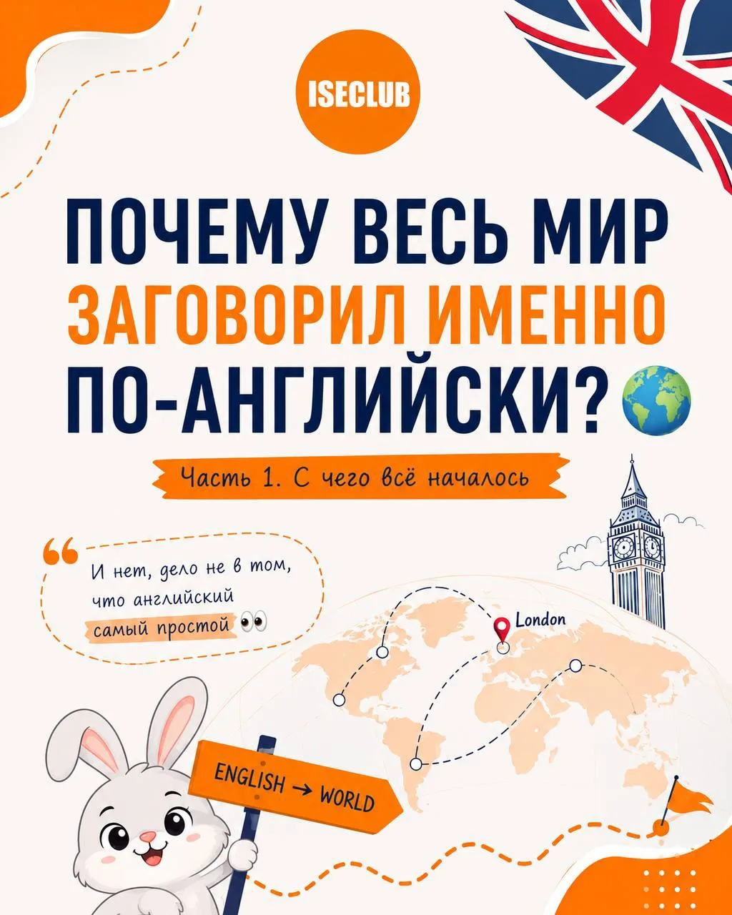 ПОЧЕМУ ВЕСЬ МИР ЗАГОВОРИЛ ИМЕННО ПО-АНГЛИЙСКИ? 🌍