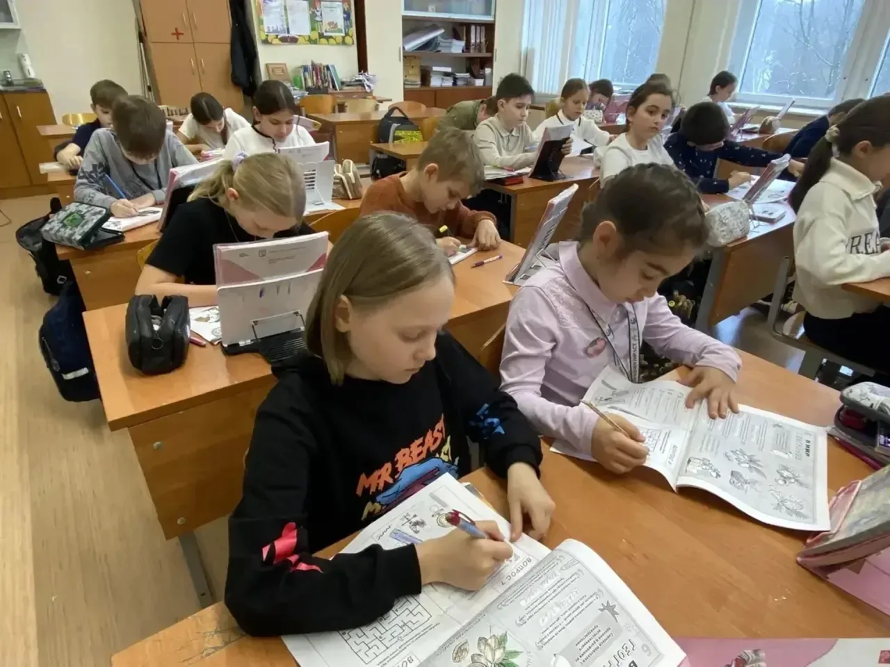 🌏ДЕНЬ ГЕОГРАФИИ🌏  🎓В нашей #ШколаТропарево  прошло Всероссийское просветительское мероприятие Русско