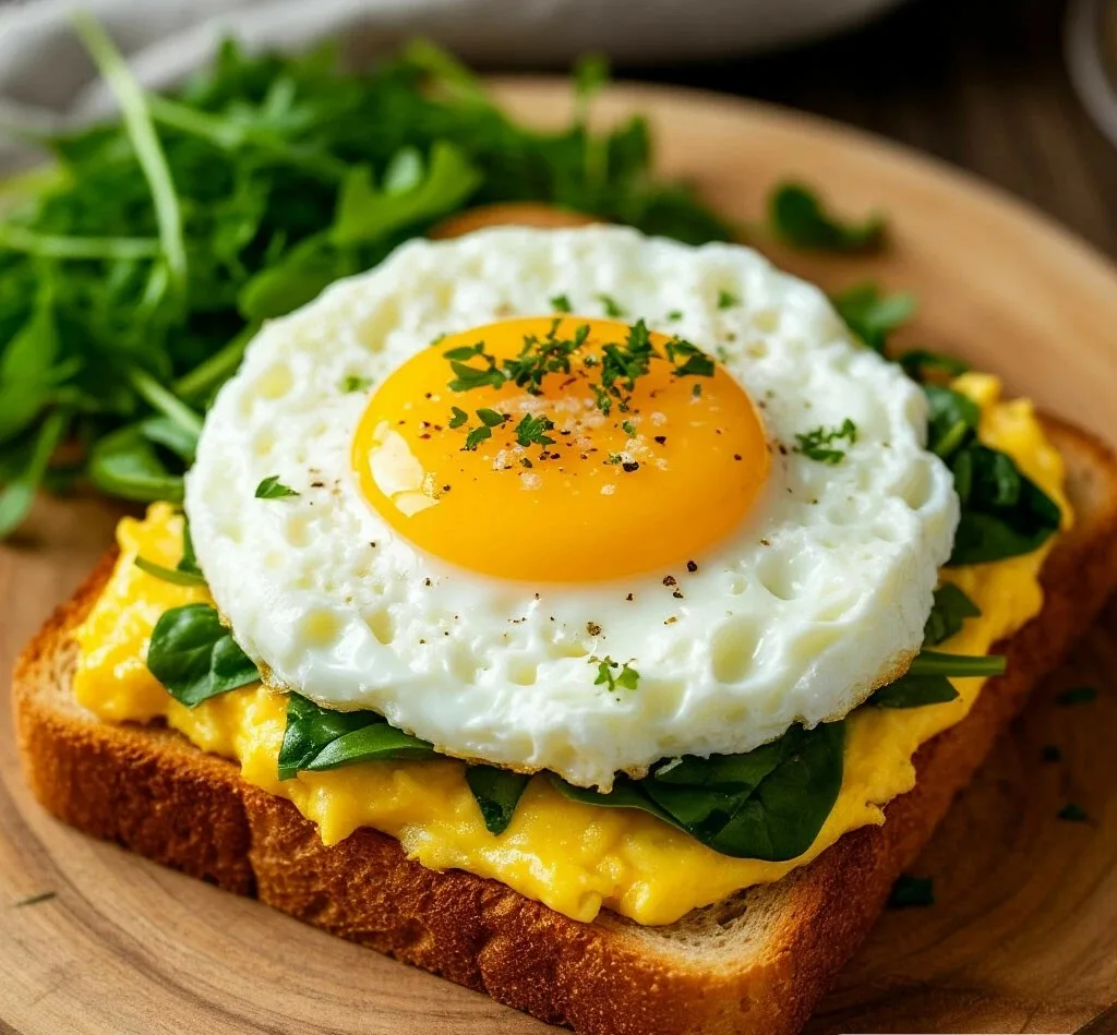 Яичница-облако ☁🥪 на тосте 🍞