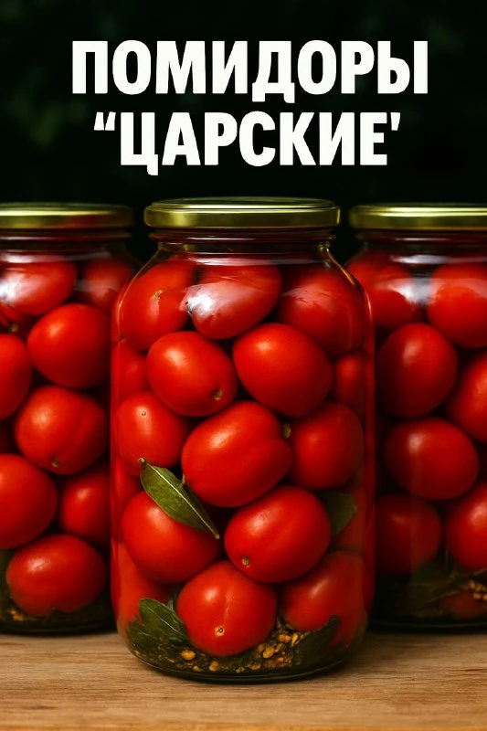 ПОМИДОРЫ "ЦАРСКИЕ"

Эти "Царские" помидоры действительно звучат по-королевски — сладкие, ароматные, 
